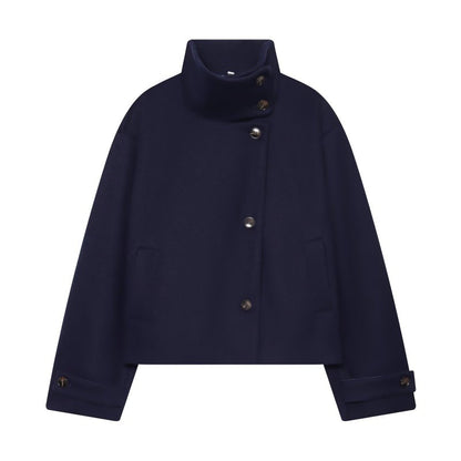 Women's Stand Collar Long Sleeve Jacket