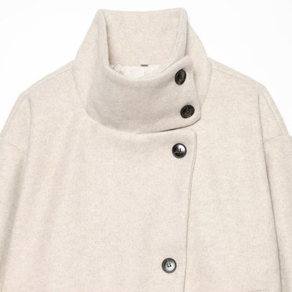 Women's Stand Collar Long Sleeve Jacket