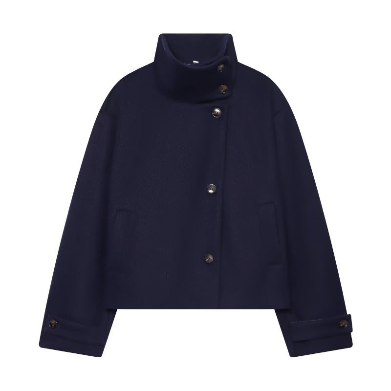 Women's Stand Collar Long Sleeve Jacket