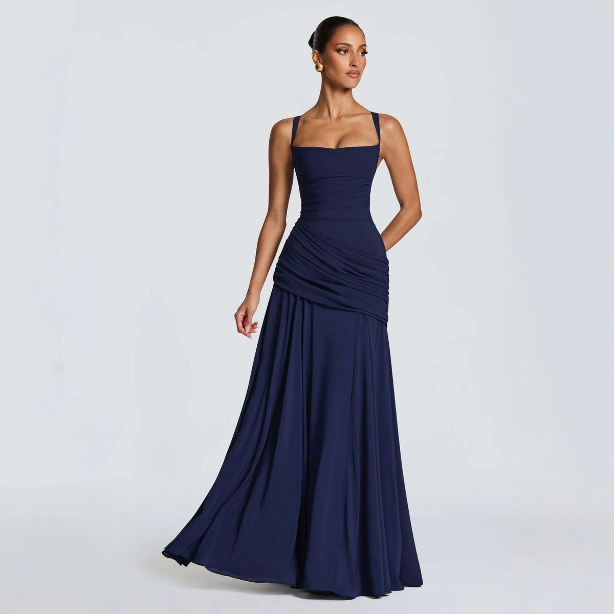 Square Neck Bodycon Dress – Formal & Wedding Guest Dress