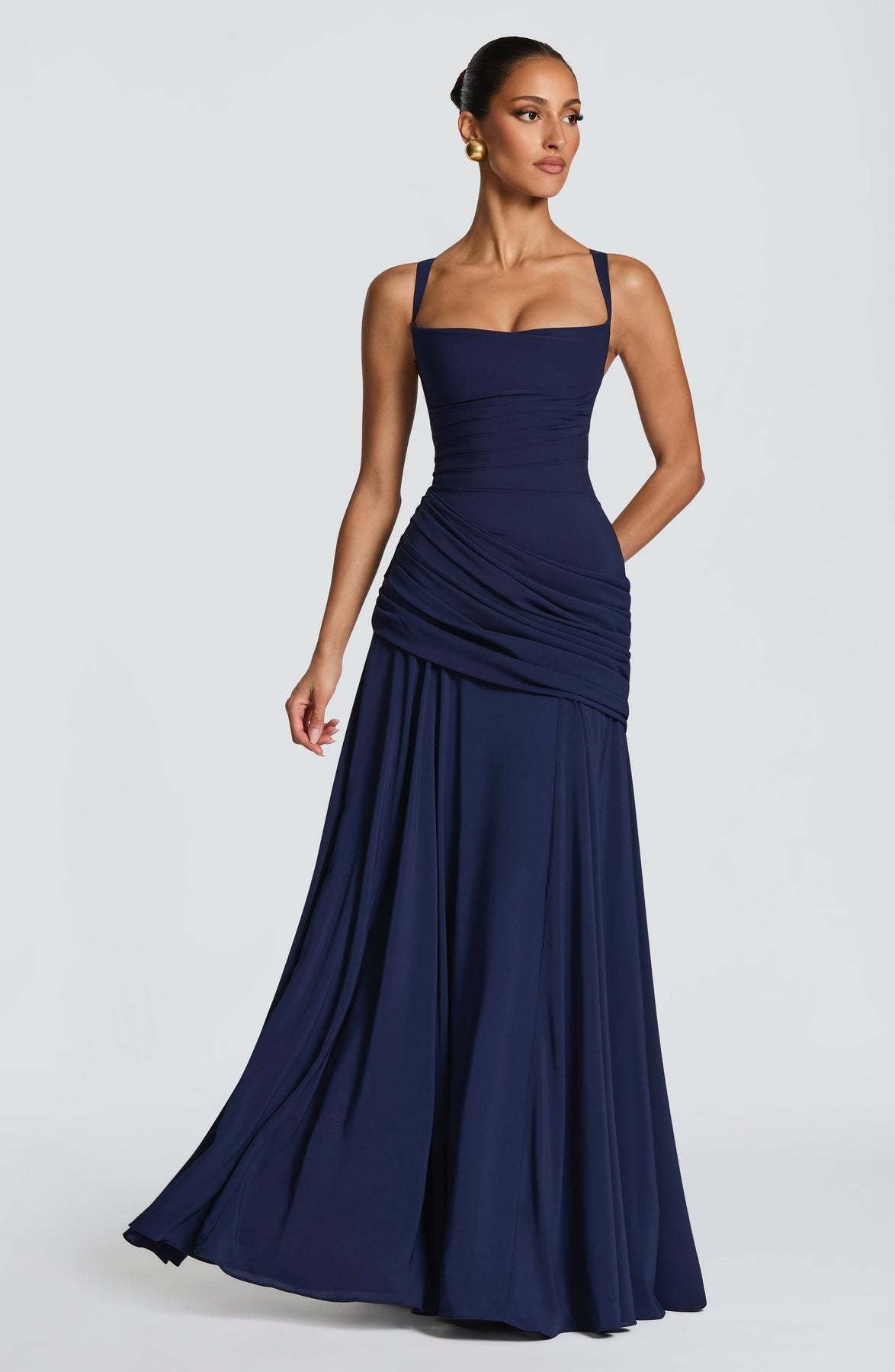 Square Neck Bodycon Dress – Formal & Wedding Guest Dress